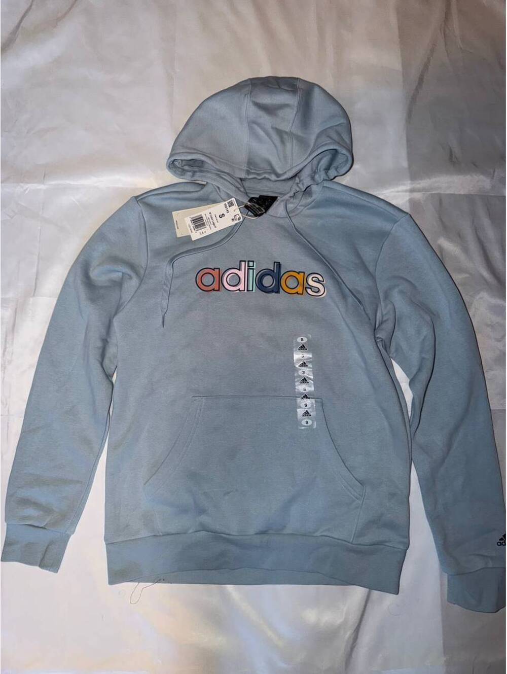 Adidas Women's Color Logo Hoodie Light Blue - New with tags
